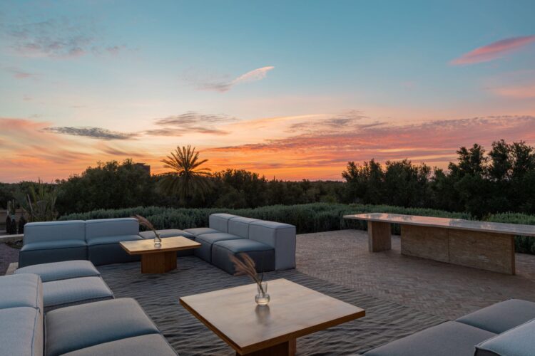 Villa Ourika Luxus Ferienhaus Marokko Mieten Dachterrasse