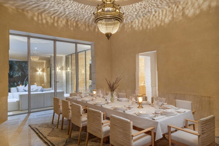 Villa Ourika Luxus Ferienhaus Marokko Mieten Essen