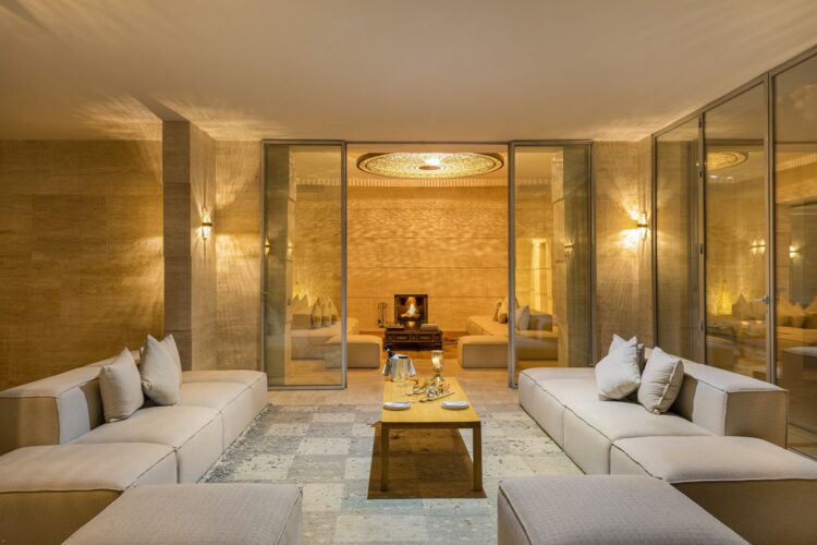 Villa Ourika Luxus Ferienhaus Marokko Mieten Outdoor Lounge
