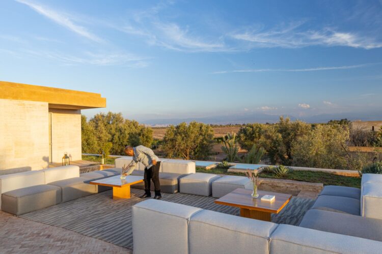Villa Ourika Luxus Ferienhaus Marokko Mieten Rooftop