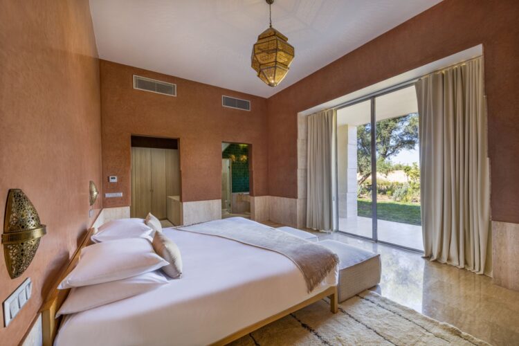 Villa Ourika Luxus Ferienhaus Marokko Mieten Schlafzimmer