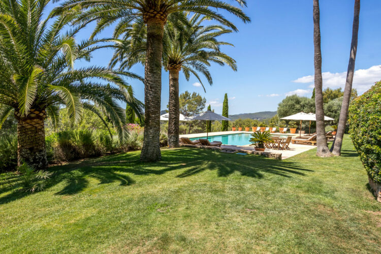 Villa Palmas Luxus Ferienvilla Ibiza Palmen Am Pool