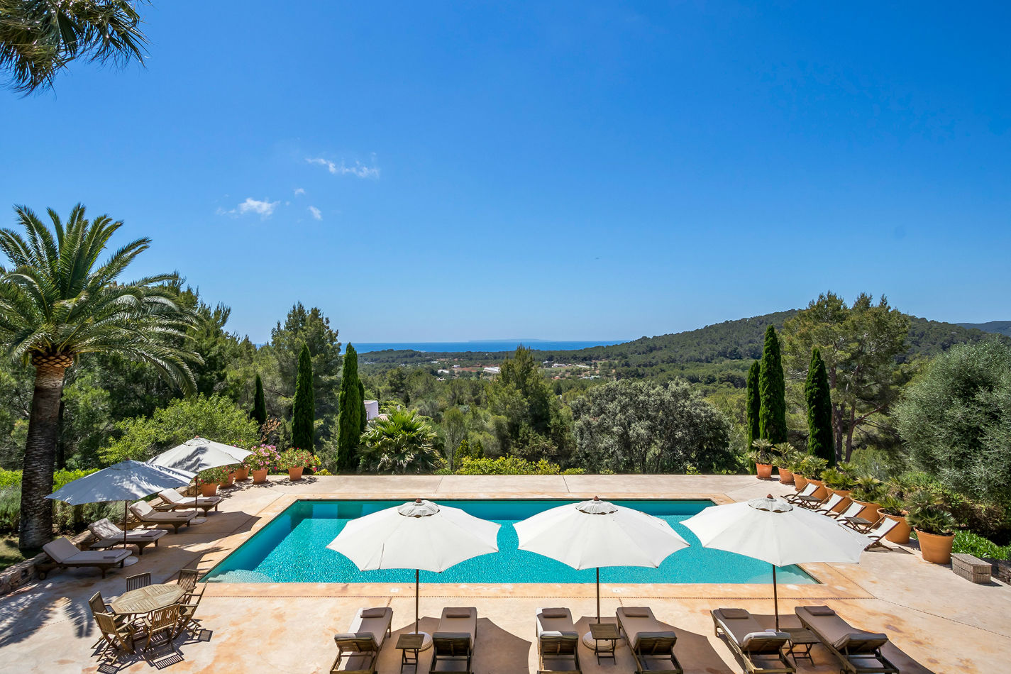 Villa Palmas Luxus Villa Ibiza Pool Mit Meerblick