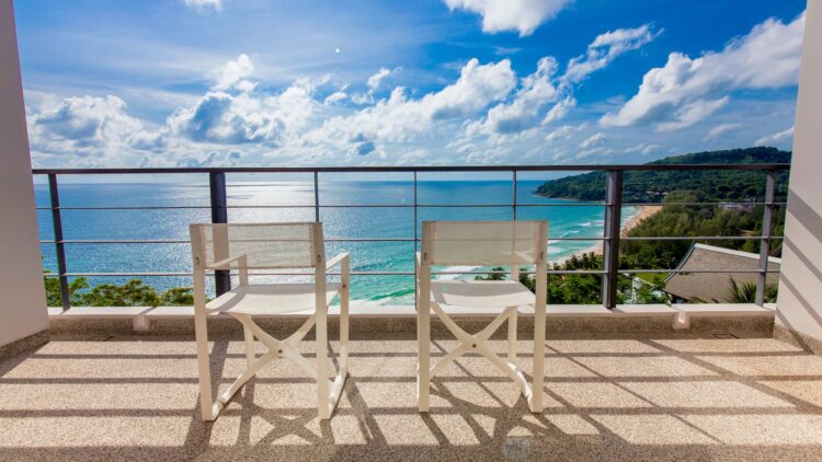 Villa Paradiso Luxus Ferienhaus Phuket Mieten Balkon