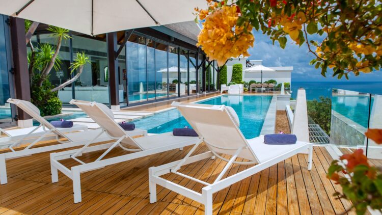 Villa Paradiso Luxus Ferienhaus Phuket Mieten Poolterrasse