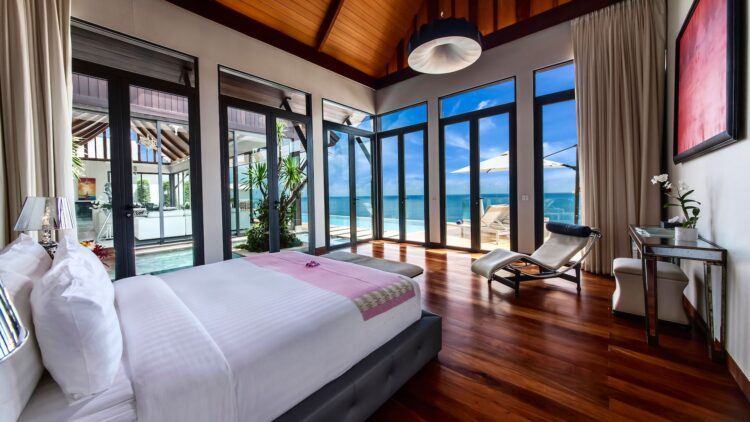 Villa Paradiso Luxus Ferienhaus Phuket Mieten Schlafzimmer