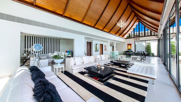 Villa Paradiso Luxus Ferienhaus Phuket Mieten Wohnbereich