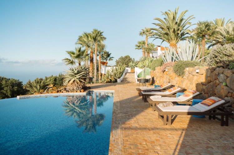 Villa Paraiso Luxus Ferienhaus La Palma Kanaren Mieten Liegen