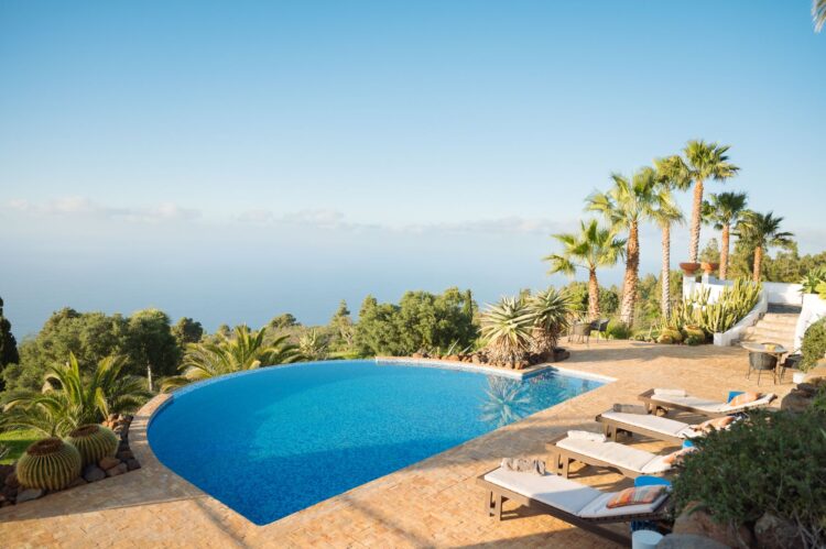Villa Paraiso Luxus Ferienhaus La Palma Kanaren Mieten Pool
