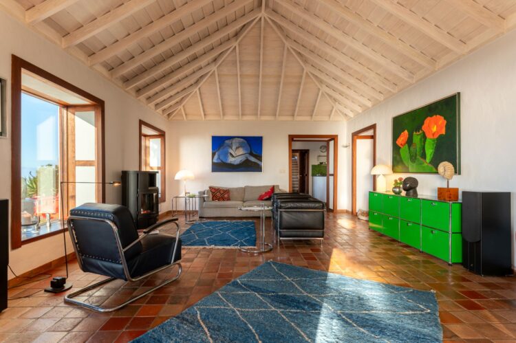 Villa Paraiso Luxus Ferienvilla La Palma Kanaren Mieten Wohnzimmer