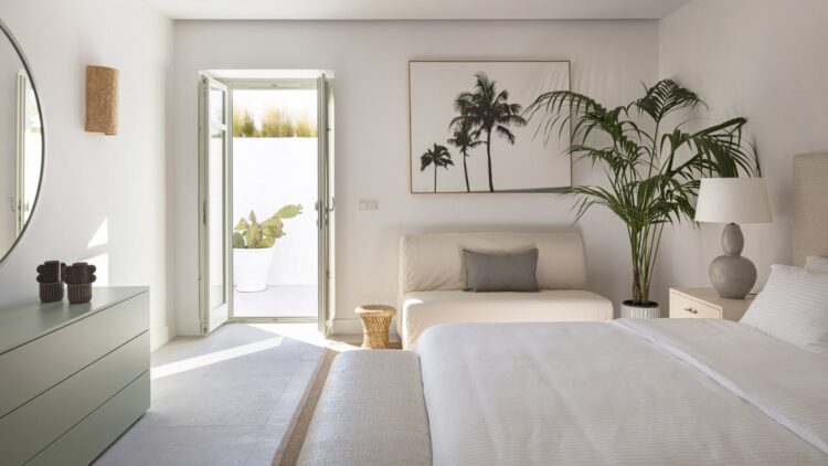 Villa Parasporos Beach Luxus Ferienhaus Paros Griechenland Mieten Schlaf