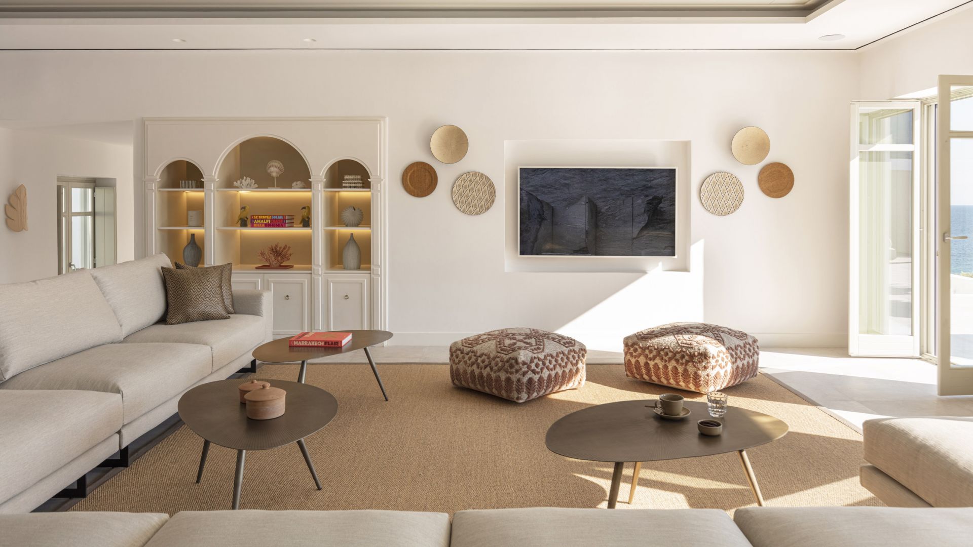 Villa Parasporos Beach Luxus Ferienhaus Paros Griechenland Mieten Wohnen