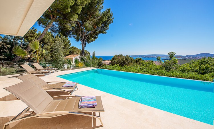 Villa Puerto Portals Mallorca Pool Meerblic 2k