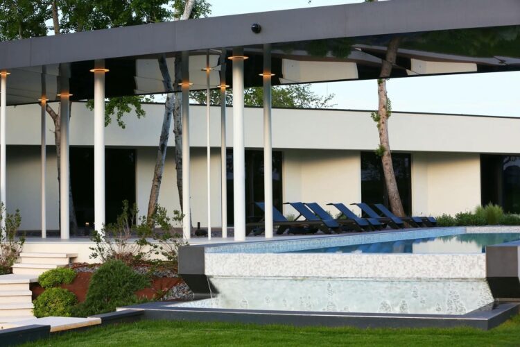 Villa Pure Novigrad Luxus Ferienhaus Istrien Am Meer Liegen