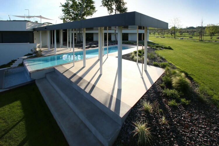 Villa Pure Novigrad Luxus Ferienhaus Istrien Am Meer Pool