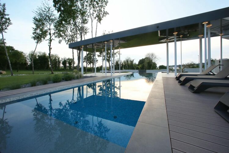 Villa Pure Novigrad Luxus Ferienhaus Istrien Am Meer Poolbereich