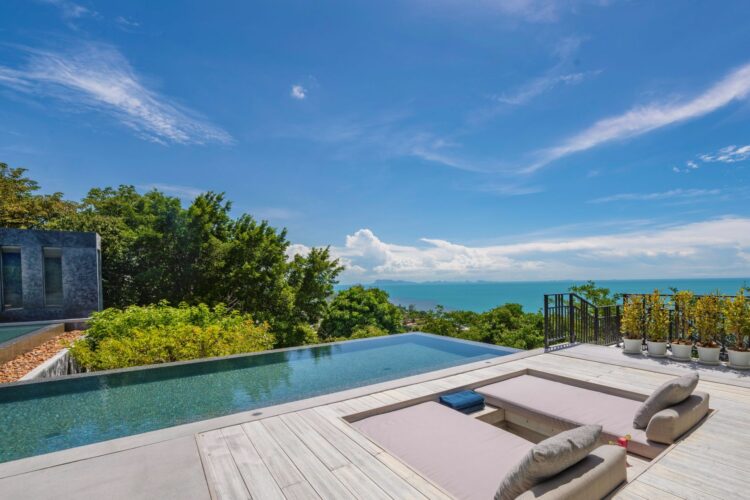 Villa Raku Luxus Ferienhaus Koh Samui Thailand Mieten Infinitypool
