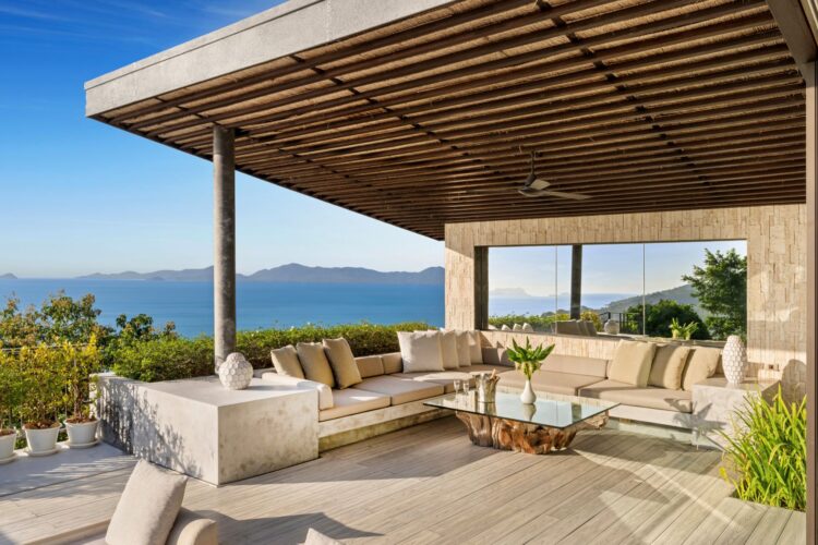 Villa Raku Luxus Ferienhaus Koh Samui Thailand Mieten Lounge Area