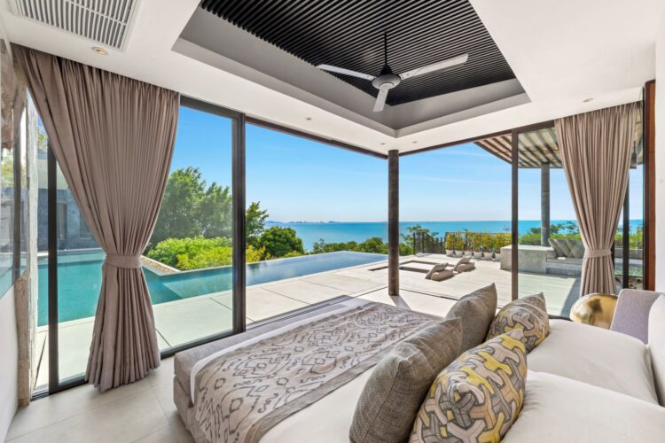 Villa Raku Luxus Ferienhaus Koh Samui Thailand Mieten Meerblick