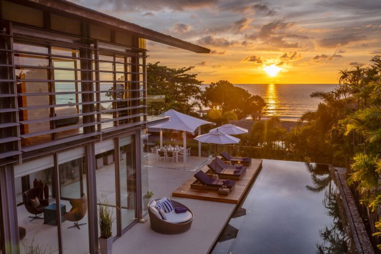 Villa Roxo Luxus Ferienhaus Phuket Am Meer Mieten Sonnenuntergang