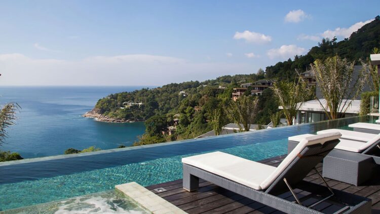 Villa Saan Luxus Ferienhaus Phuket Mit Meerblick Mieten Pooldeck