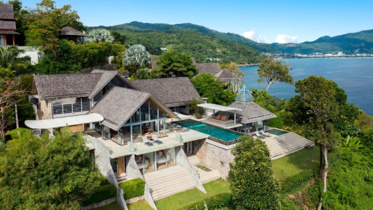 Villa Saengoosta Luxus Ferienhaus Phuket Thailand Mit Pool Mieten Außenansicht
