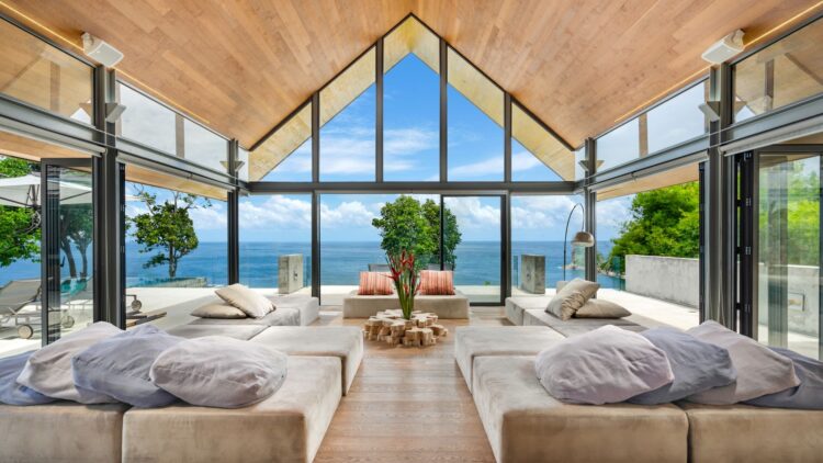 Villa Saengoosta Luxus Ferienhaus Phuket Thailand Mit Pool Mieten Wohnzimmer