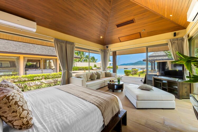 Villa Sai Tai Luxus Ferienhaus Koh Samui Am Strand Mieten Strandvilla