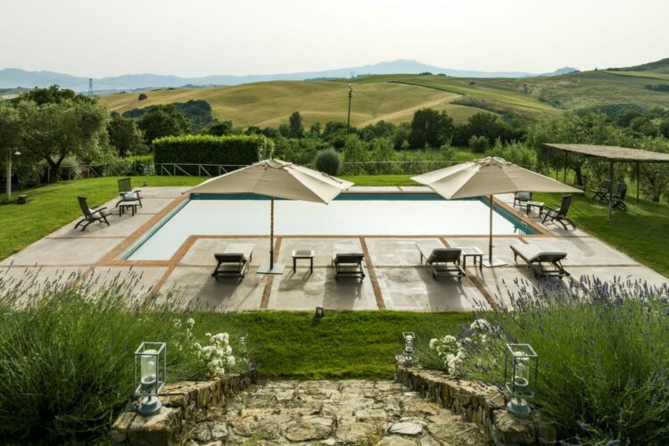 Villa San Casciano Luxus Ferienhaus Toskana Mieten Ausblick