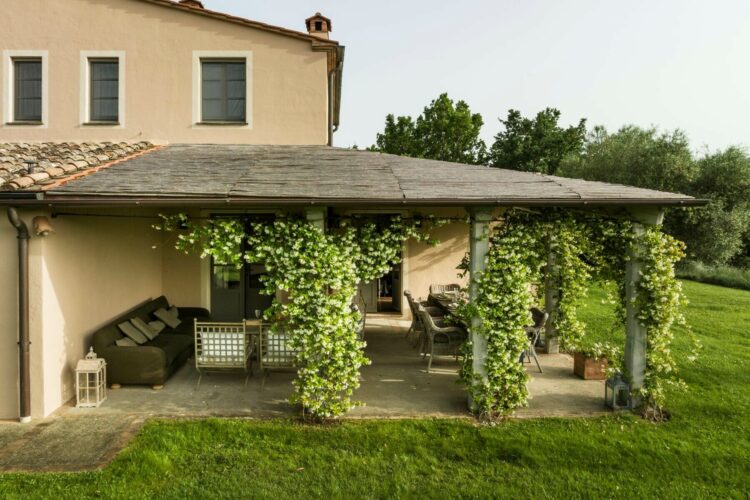 Villa San Casciano Luxus Ferienhaus Toskana Mieten Pavillon