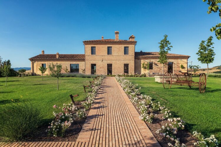 Villa San Fabiano Traumhaftes Ferienhaus Toskana Mieten Eingang