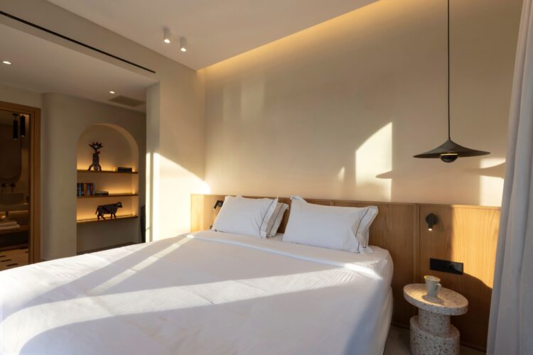 Villa San Stefano Luxus Ferienhaus Korfu Mieten Bett