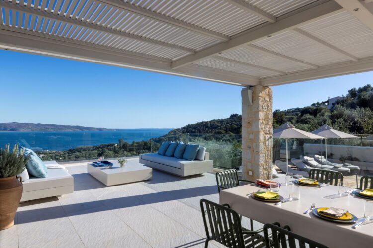 Villa San Stefano Luxus Ferienhaus Korfu Mieten Lounge