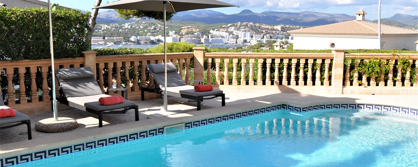 Villa Santa Ponsa Andratx Pool Aussicht