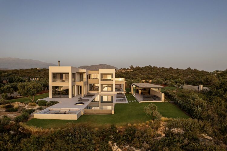 Villa Sea View Chania Luxus Ferienhaus Kreta Mieten Lage