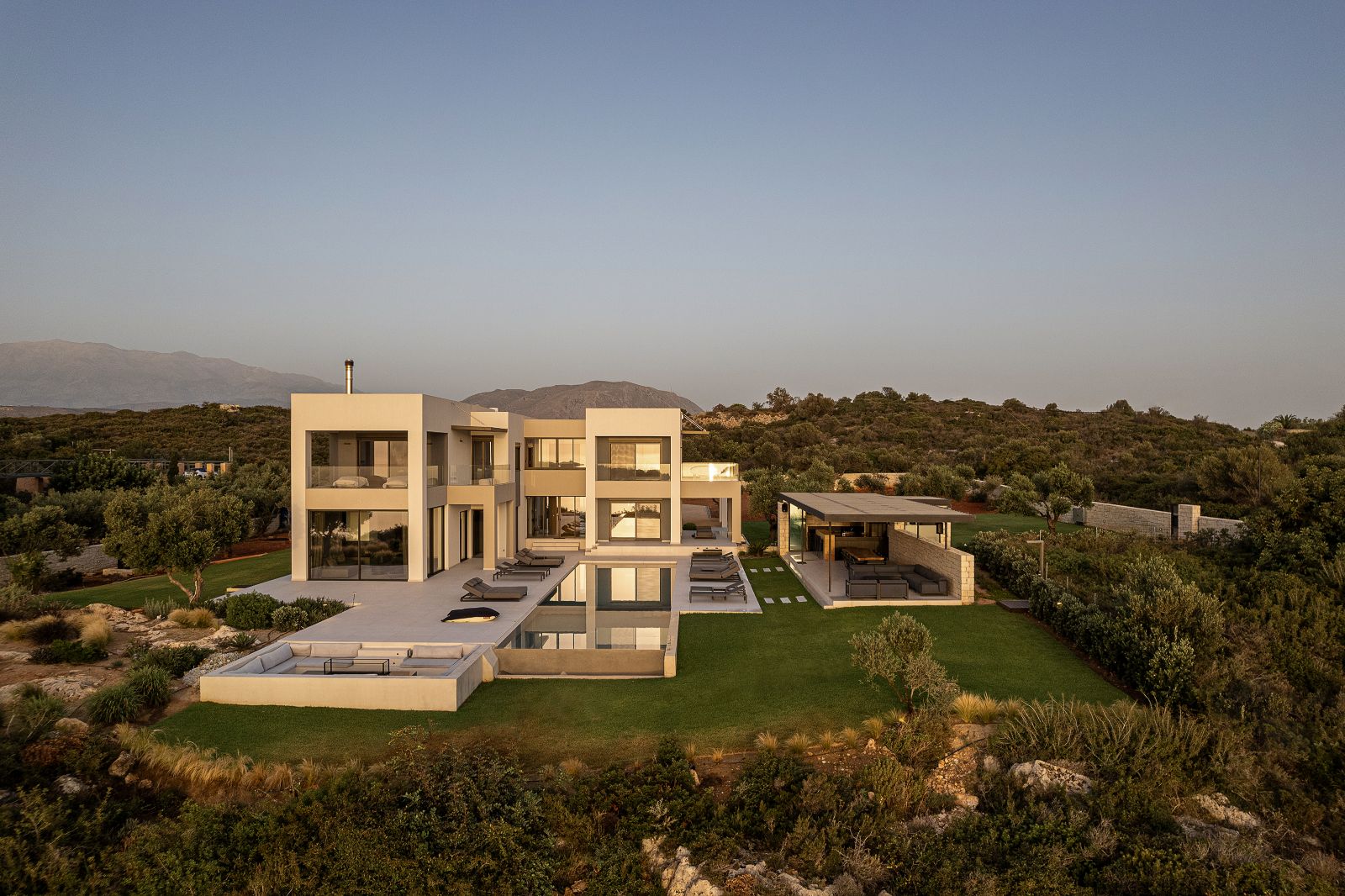 Villa Sea View Chania Luxus Ferienhaus Kreta Mieten Lage