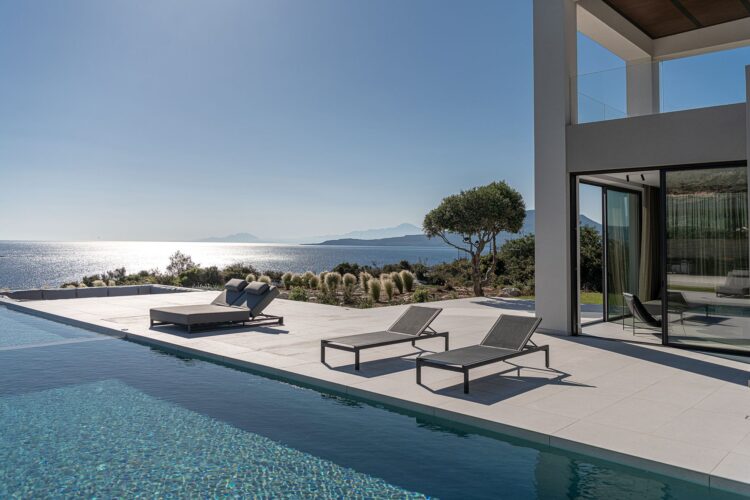 Villa Sea View Chania Luxus Ferienhaus Kreta Mieten Relax