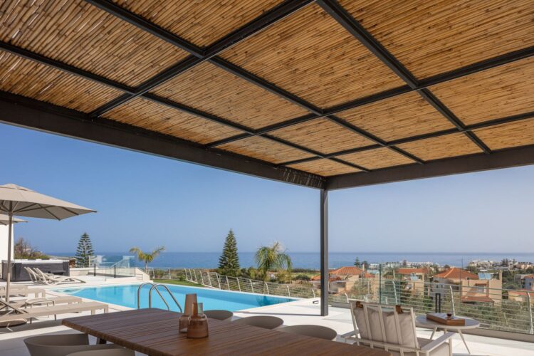 Villa Sense Oasis Luxus Ferienvilla Kreta Mit Pool Mieten Terrasse