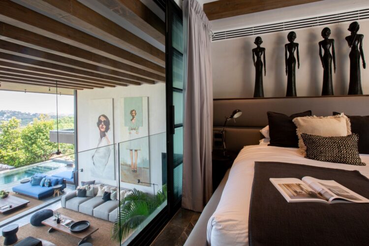 Villa Sierra Luxus Ferienhaus Koh Samui Mit Pool Mieten Gästezimmer