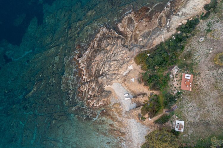 Villa Sofia Luxus Ferienhaus Chalkidiki Griechenland Mieten Drohne