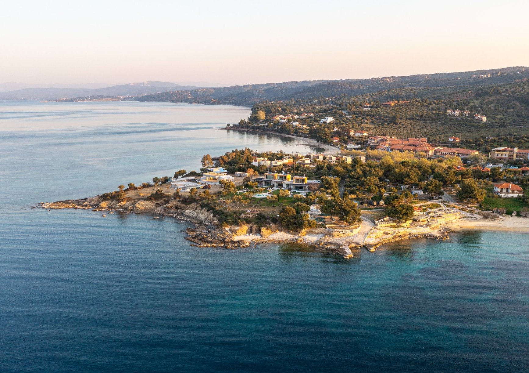 Villa Sofia Luxus Ferienhaus Chalkidiki Griechenland Mieten Lage