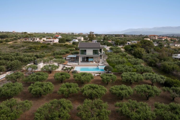 Villa Stavros Luxis Ferienhaus Kreta Chania Mieten Lageplan
