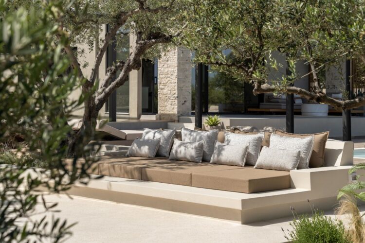 Villa Stavros Luxis Ferienhaus Kreta Chania Mieten Lounge