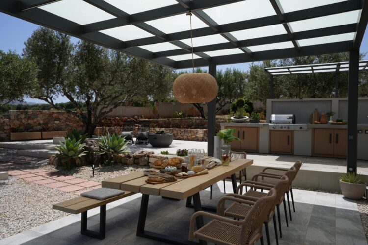 Villa Stavros Luxus Ferienhaus Kreta Chania Mieten Alfresco