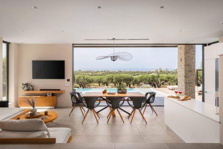Villa Stavros Luxus Ferienhaus Kreta Chania Mieten Essen