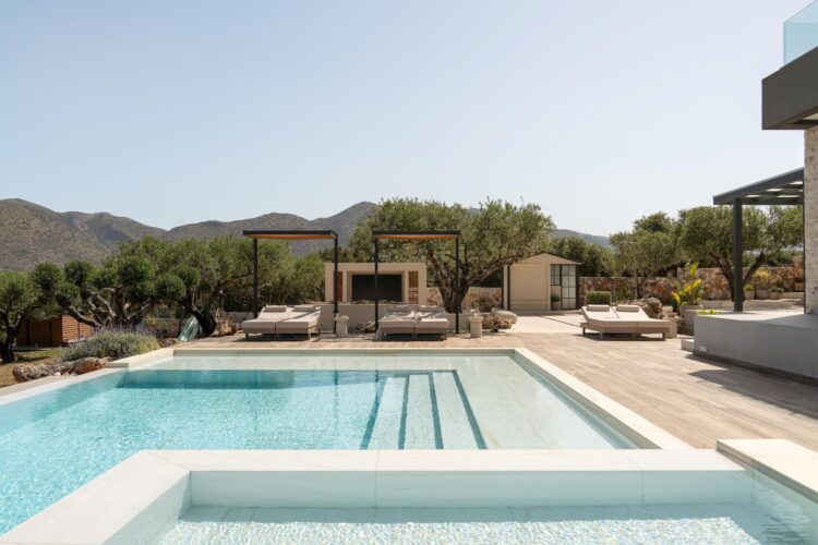 Villa Stavros Luxus Ferienhaus Kreta Chania Mieten Pool