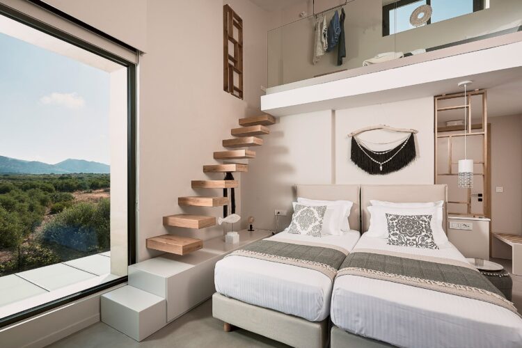Villa Stavros Luxus Ferienhaus Kreta Chania Mieten Schlafen