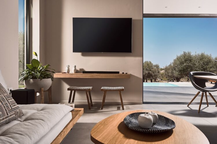 Villa Stavros Luxus Ferienhaus Kreta Chania Mieten Tv