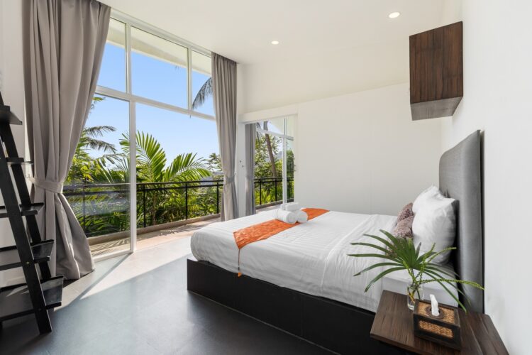 Villa Suan Kachamudee Luxus Ferienvilla Koh Samui Mieten Bett