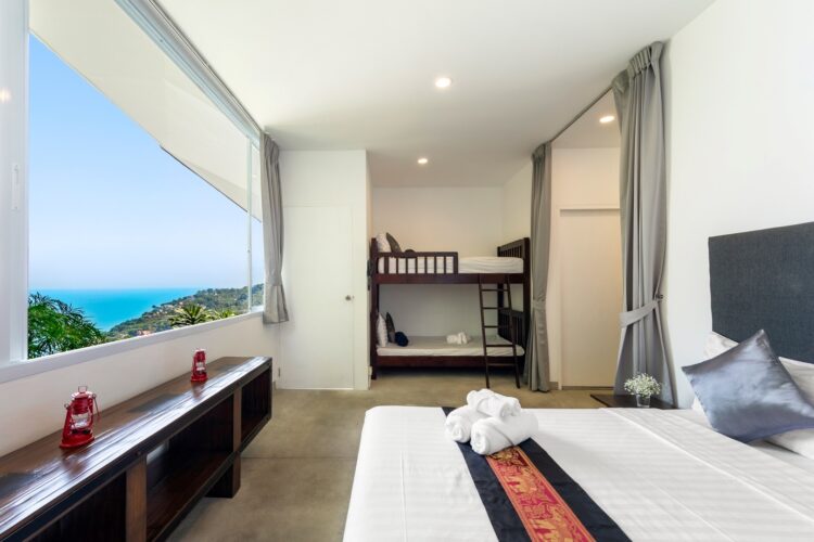 Villa Suan Kachamudee Luxus Ferienvilla Koh Samui Mieten Stockbett